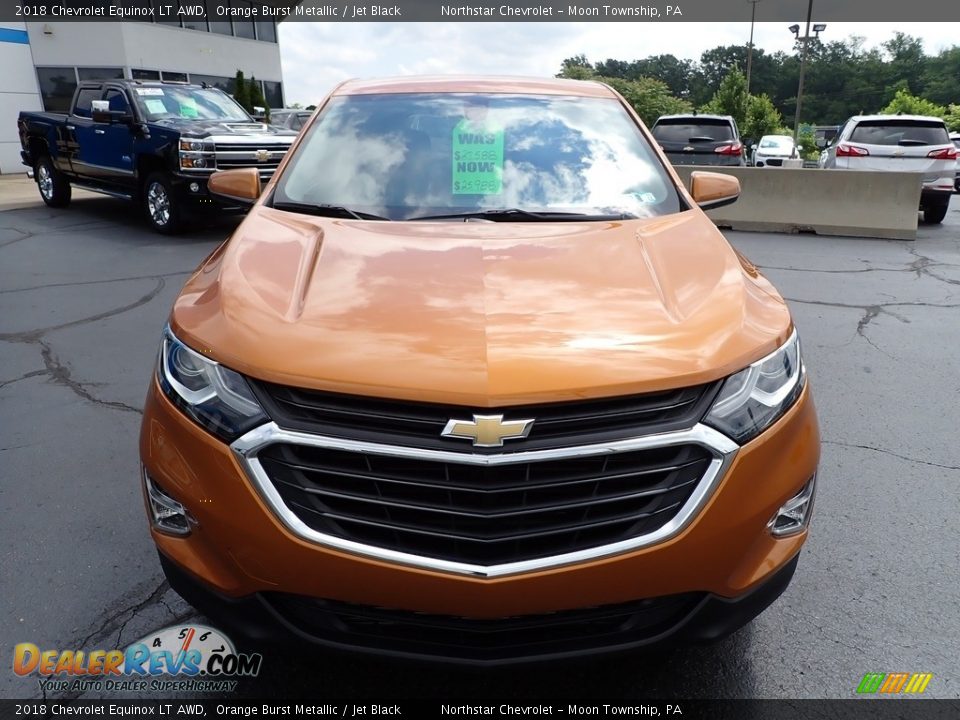 2018 Chevrolet Equinox LT AWD Orange Burst Metallic / Jet Black Photo #13