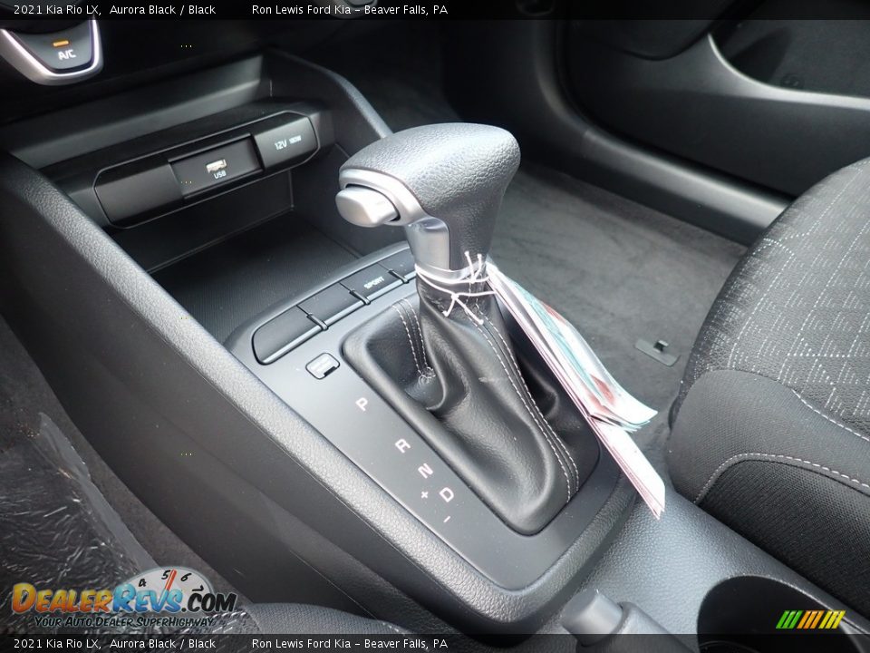 2021 Kia Rio LX Aurora Black / Black Photo #16