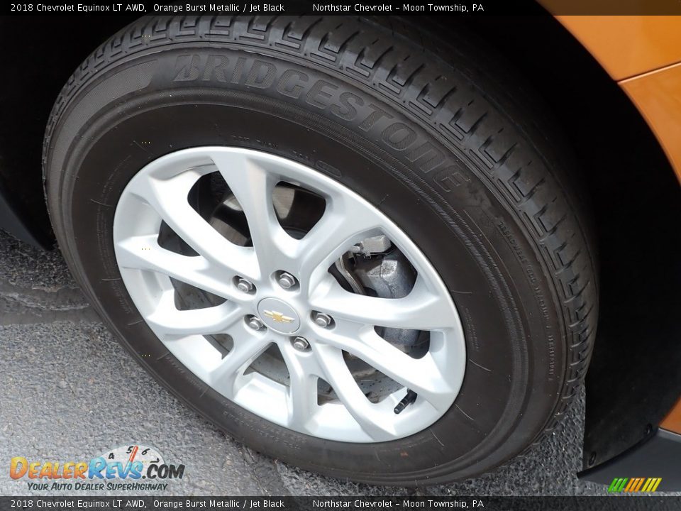 2018 Chevrolet Equinox LT AWD Orange Burst Metallic / Jet Black Photo #14
