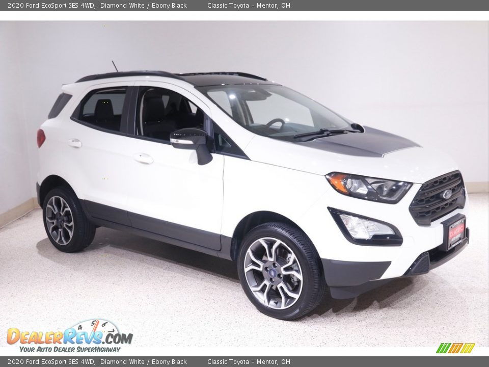 2020 Ford EcoSport SES 4WD Diamond White / Ebony Black Photo #1