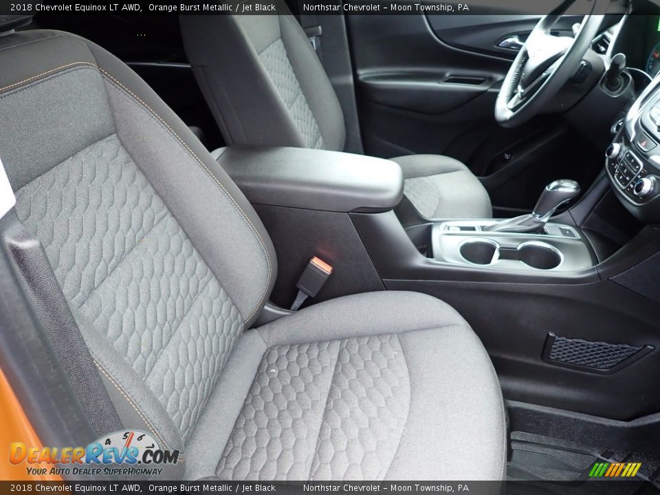2018 Chevrolet Equinox LT AWD Orange Burst Metallic / Jet Black Photo #15