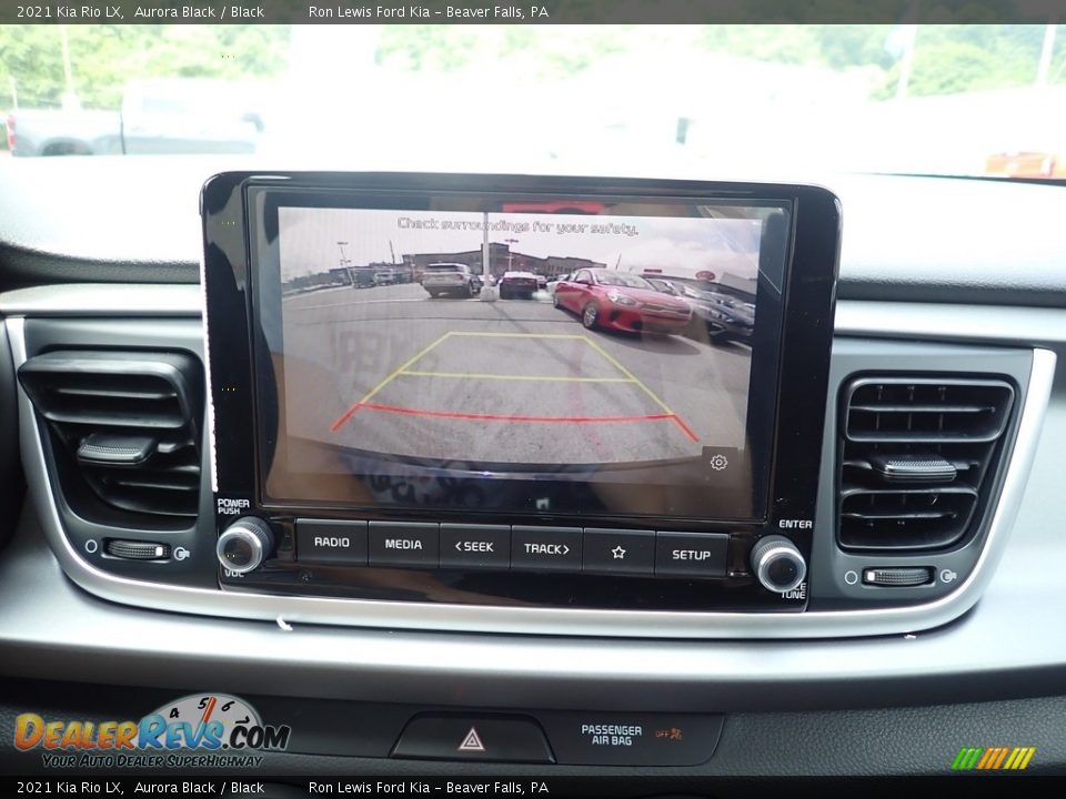 2021 Kia Rio LX Aurora Black / Black Photo #18