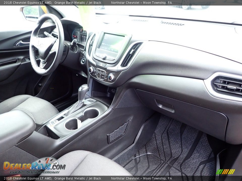 2018 Chevrolet Equinox LT AWD Orange Burst Metallic / Jet Black Photo #16