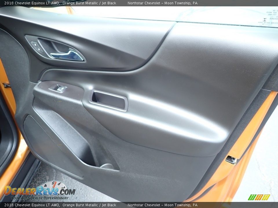 2018 Chevrolet Equinox LT AWD Orange Burst Metallic / Jet Black Photo #17