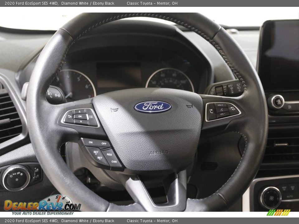 2020 Ford EcoSport SES 4WD Diamond White / Ebony Black Photo #7
