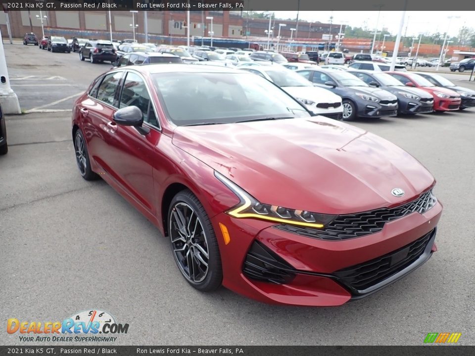 2021 Kia K5 GT Passion Red / Black Photo #3