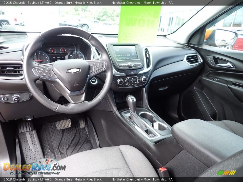 2018 Chevrolet Equinox LT AWD Orange Burst Metallic / Jet Black Photo #22