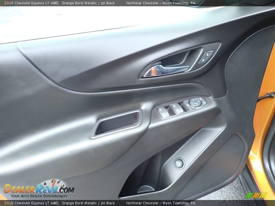 2018 Chevrolet Equinox LT AWD Orange Burst Metallic / Jet Black Photo #23