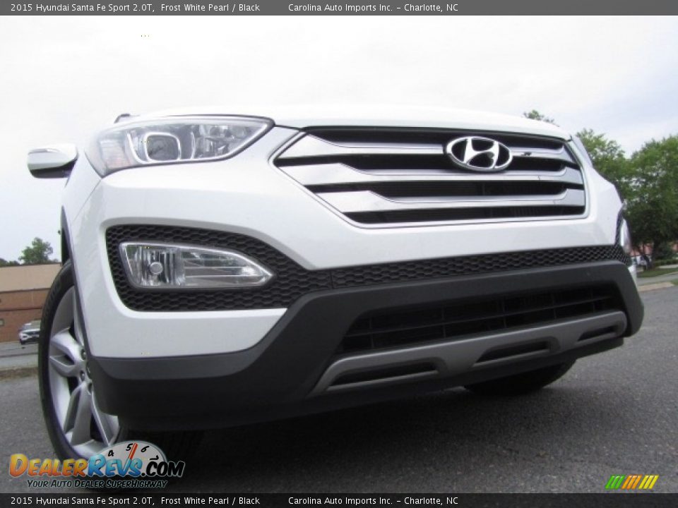 2015 Hyundai Santa Fe Sport 2.0T Frost White Pearl / Black Photo #2