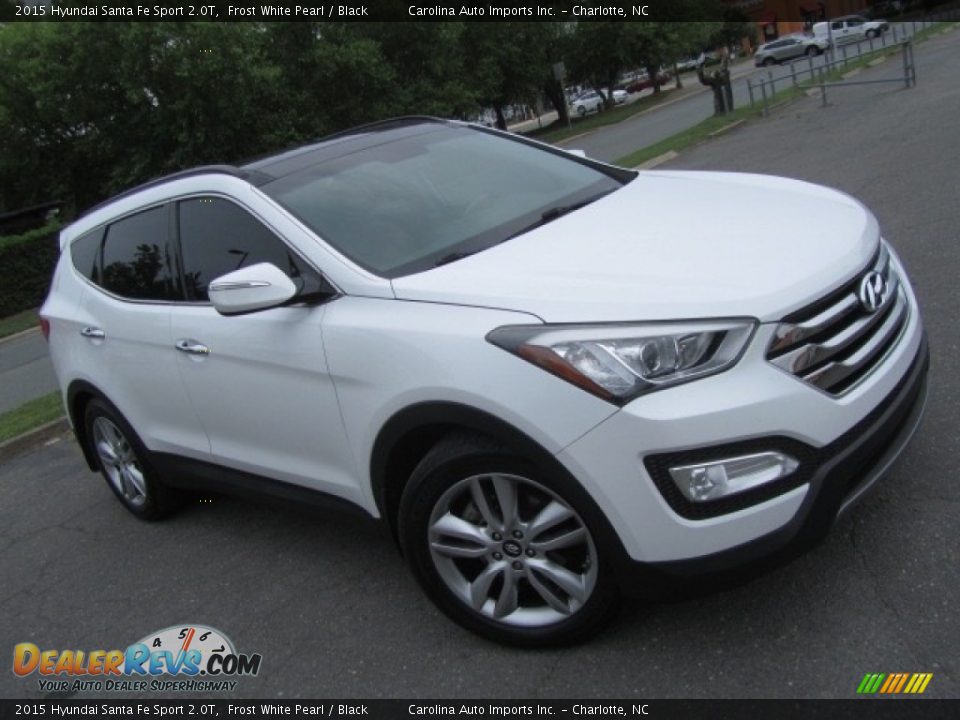 2015 Hyundai Santa Fe Sport 2.0T Frost White Pearl / Black Photo #3
