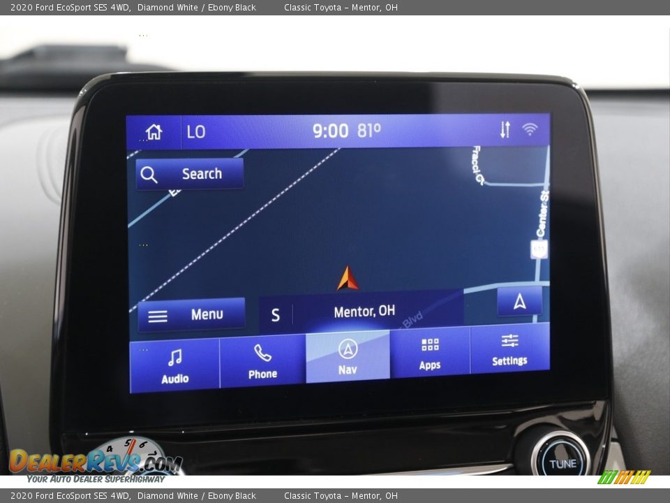 2020 Ford EcoSport SES 4WD Diamond White / Ebony Black Photo #12