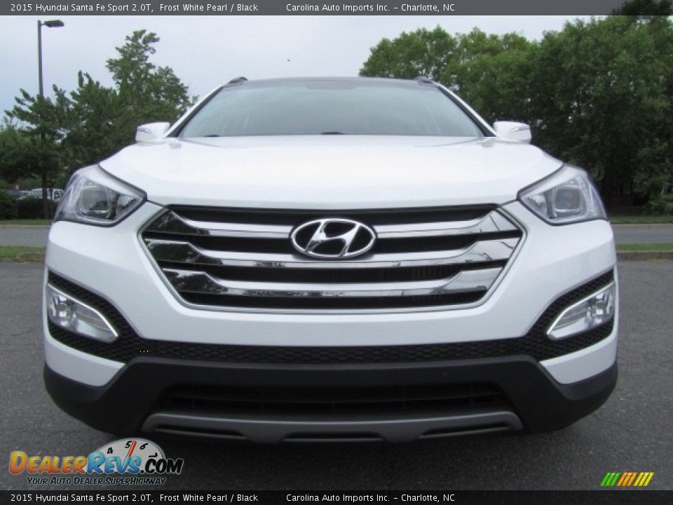 2015 Hyundai Santa Fe Sport 2.0T Frost White Pearl / Black Photo #4