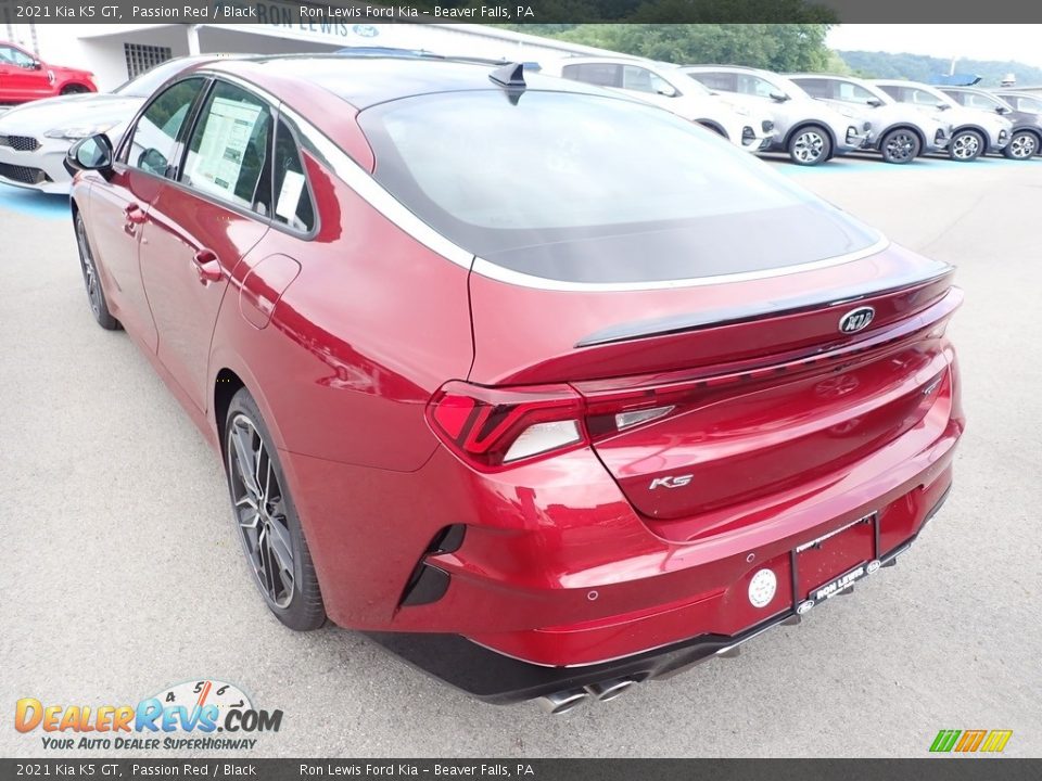 2021 Kia K5 GT Passion Red / Black Photo #7