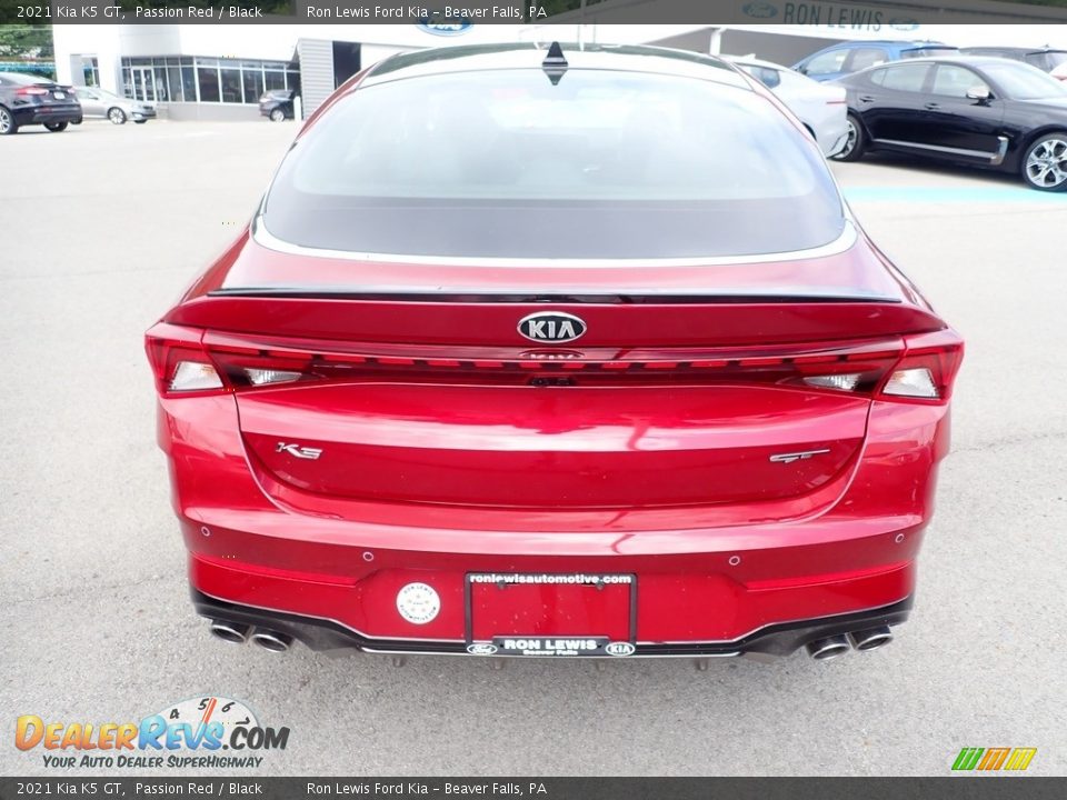 2021 Kia K5 GT Passion Red / Black Photo #8