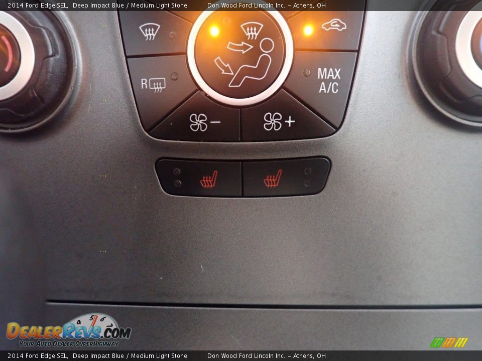 2014 Ford Edge SEL Deep Impact Blue / Medium Light Stone Photo #2