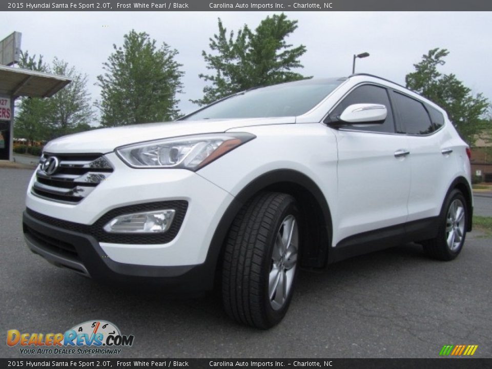 2015 Hyundai Santa Fe Sport 2.0T Frost White Pearl / Black Photo #6