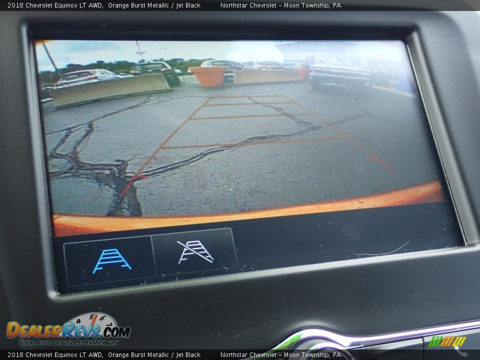 2018 Chevrolet Equinox LT AWD Orange Burst Metallic / Jet Black Photo #30
