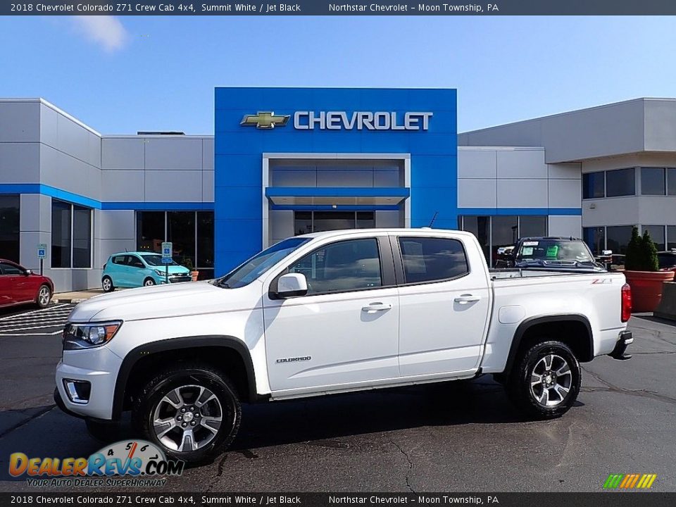 2018 Chevrolet Colorado Z71 Crew Cab 4x4 Summit White / Jet Black Photo #1