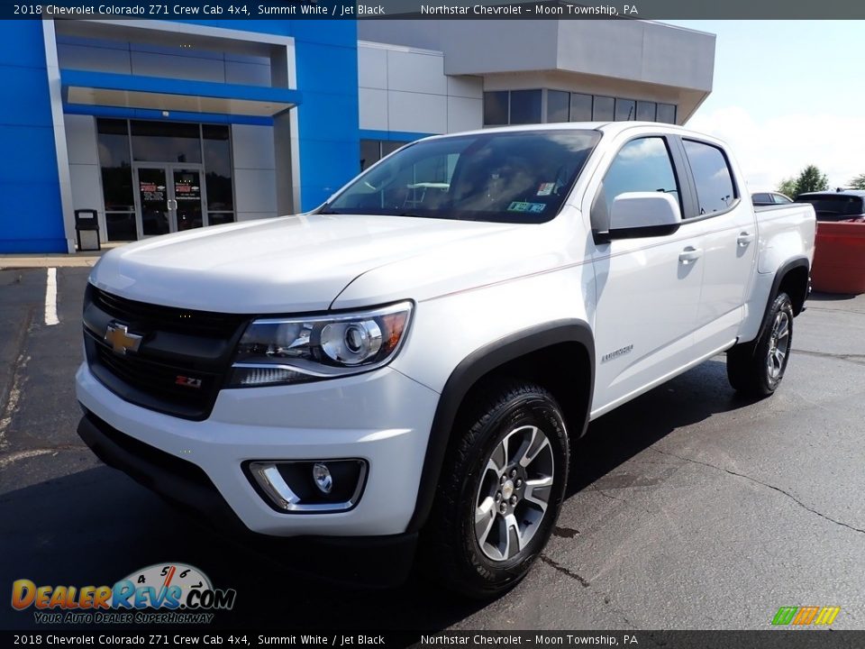 2018 Chevrolet Colorado Z71 Crew Cab 4x4 Summit White / Jet Black Photo #2