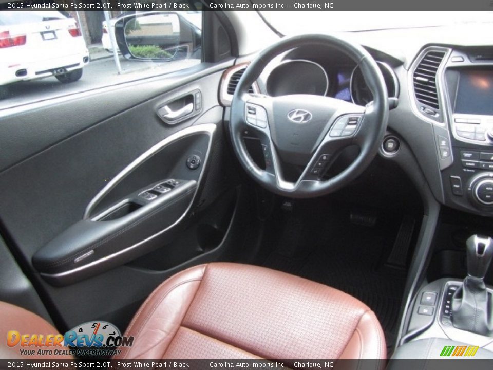 2015 Hyundai Santa Fe Sport 2.0T Frost White Pearl / Black Photo #12