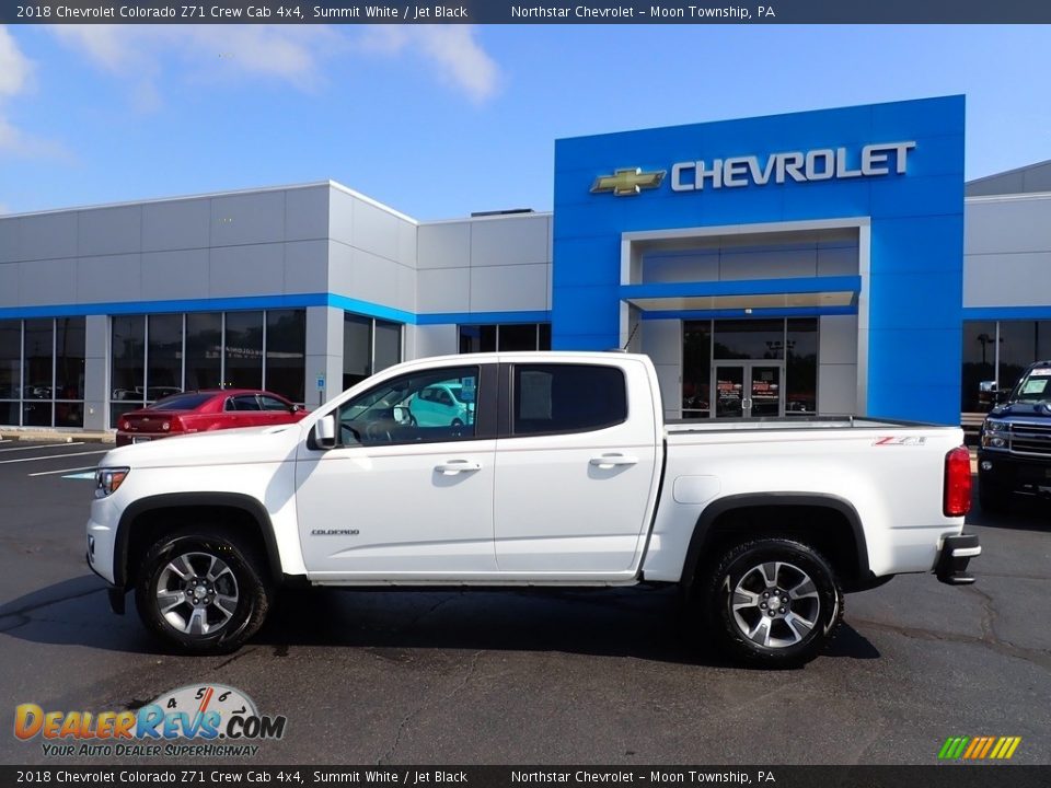 2018 Chevrolet Colorado Z71 Crew Cab 4x4 Summit White / Jet Black Photo #3