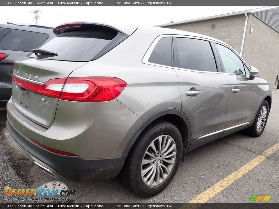 2016 Lincoln MKX Select AWD Luxe Metallic / Cappuccino Photo #3