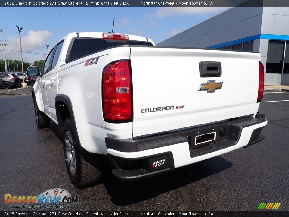 2018 Chevrolet Colorado Z71 Crew Cab 4x4 Summit White / Jet Black Photo #5
