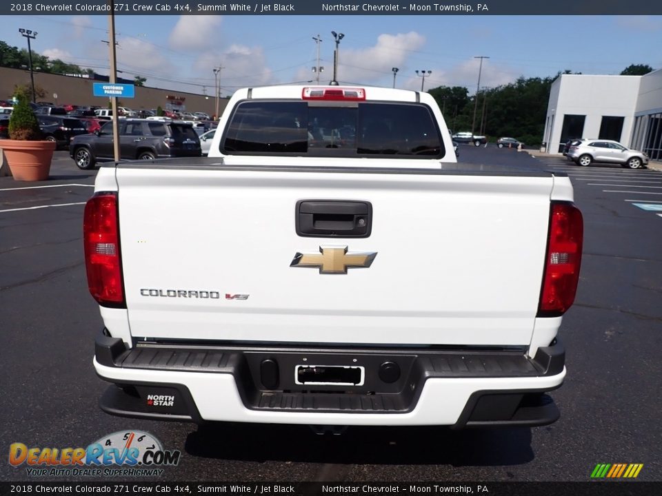 2018 Chevrolet Colorado Z71 Crew Cab 4x4 Summit White / Jet Black Photo #6