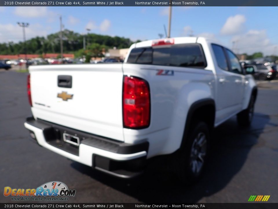 2018 Chevrolet Colorado Z71 Crew Cab 4x4 Summit White / Jet Black Photo #7