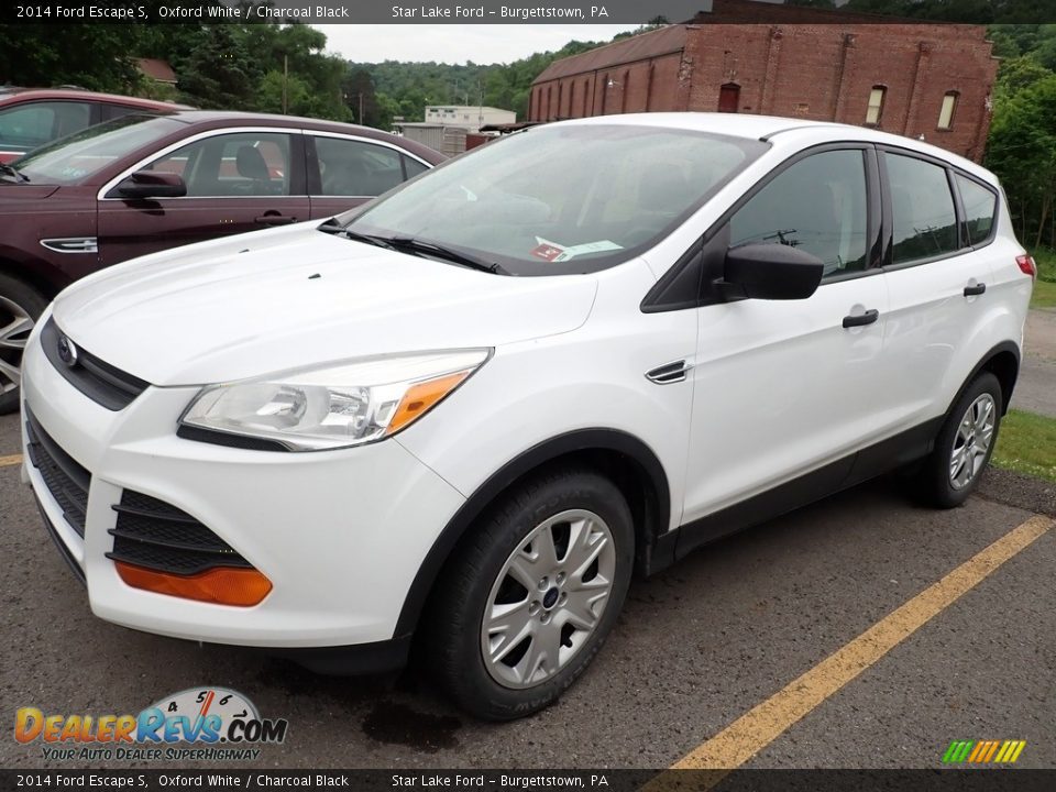 2014 Ford Escape S Oxford White / Charcoal Black Photo #1