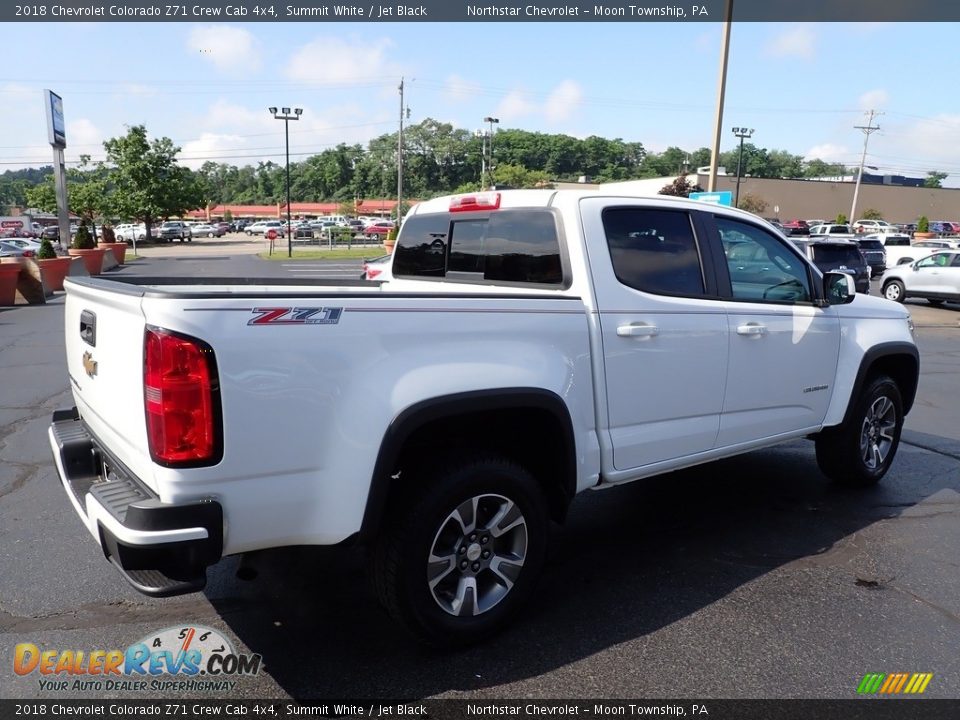 2018 Chevrolet Colorado Z71 Crew Cab 4x4 Summit White / Jet Black Photo #8