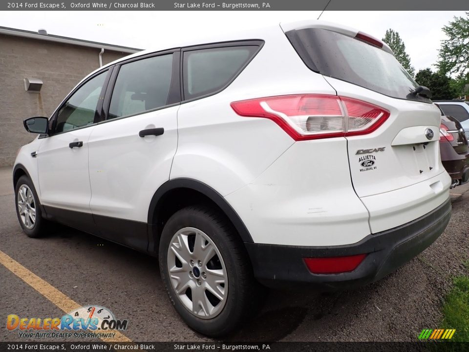 2014 Ford Escape S Oxford White / Charcoal Black Photo #2