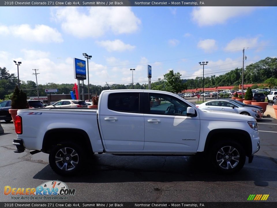 2018 Chevrolet Colorado Z71 Crew Cab 4x4 Summit White / Jet Black Photo #9