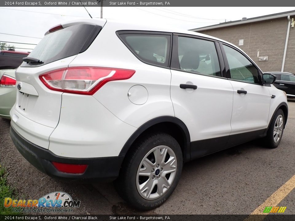 2014 Ford Escape S Oxford White / Charcoal Black Photo #3