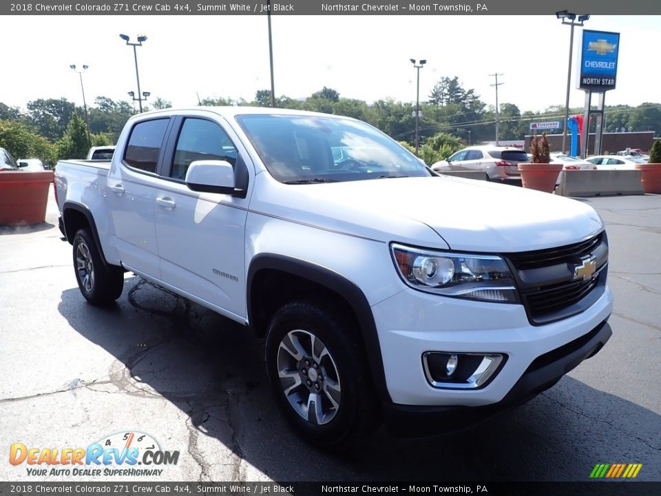 2018 Chevrolet Colorado Z71 Crew Cab 4x4 Summit White / Jet Black Photo #10