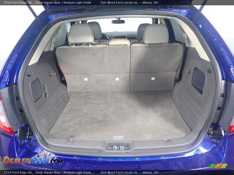 2014 Ford Edge SEL Deep Impact Blue / Medium Light Stone Photo #15