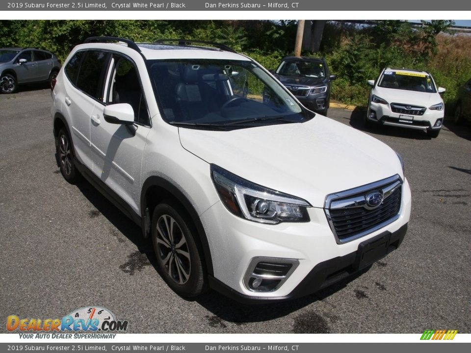 2019 Subaru Forester 2.5i Limited Crystal White Pearl / Black Photo #3