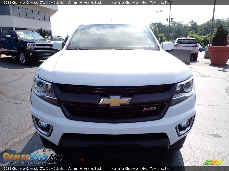 2018 Chevrolet Colorado Z71 Crew Cab 4x4 Summit White / Jet Black Photo #12