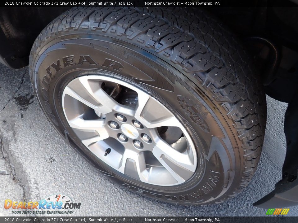 2018 Chevrolet Colorado Z71 Crew Cab 4x4 Summit White / Jet Black Photo #13