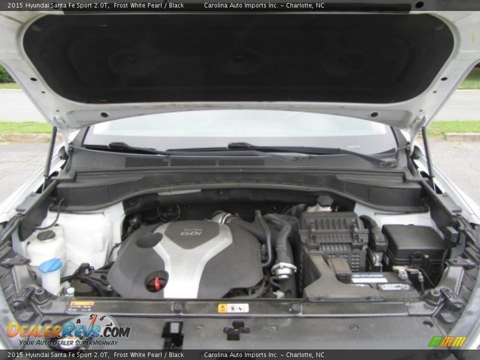 2015 Hyundai Santa Fe Sport 2.0T Frost White Pearl / Black Photo #25