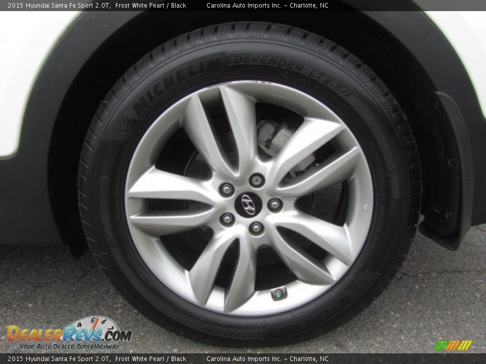2015 Hyundai Santa Fe Sport 2.0T Frost White Pearl / Black Photo #26
