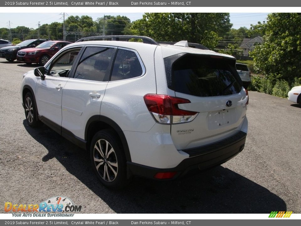2019 Subaru Forester 2.5i Limited Crystal White Pearl / Black Photo #7
