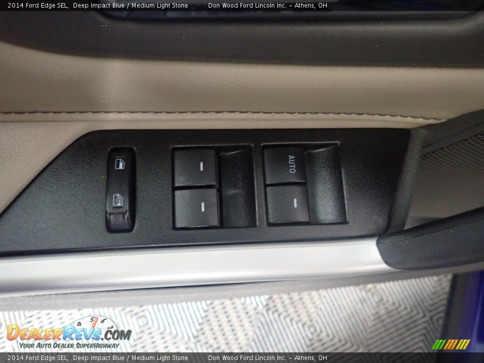 2014 Ford Edge SEL Deep Impact Blue / Medium Light Stone Photo #23