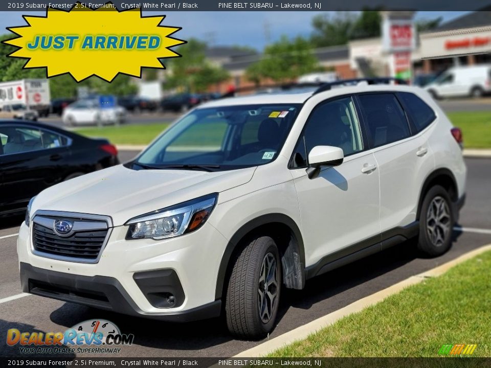 2019 Subaru Forester 2.5i Premium Crystal White Pearl / Black Photo #1
