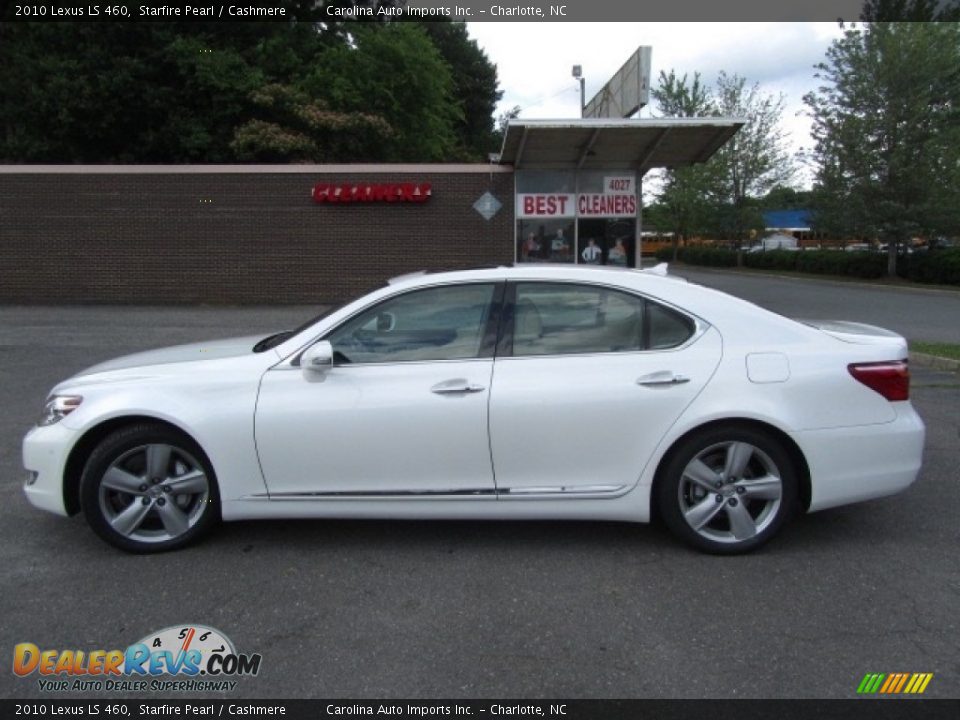 2010 Lexus LS 460 Starfire Pearl / Cashmere Photo #7