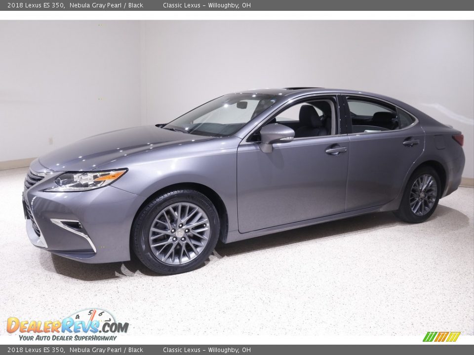 2018 Lexus ES 350 Nebula Gray Pearl / Black Photo #3