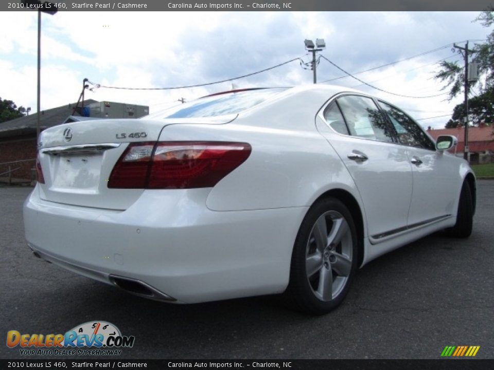 2010 Lexus LS 460 Starfire Pearl / Cashmere Photo #10