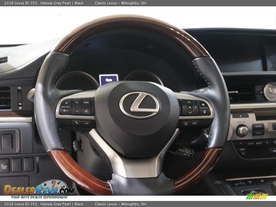 2018 Lexus ES 350 Nebula Gray Pearl / Black Photo #7