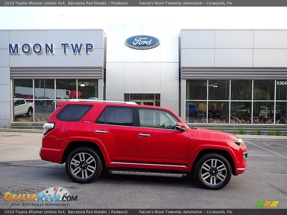 2019 Toyota 4Runner Limited 4x4 Barcelona Red Metallic / Redwood Photo #1