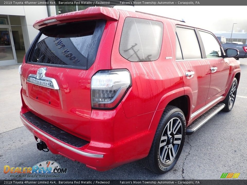 2019 Toyota 4Runner Limited 4x4 Barcelona Red Metallic / Redwood Photo #2